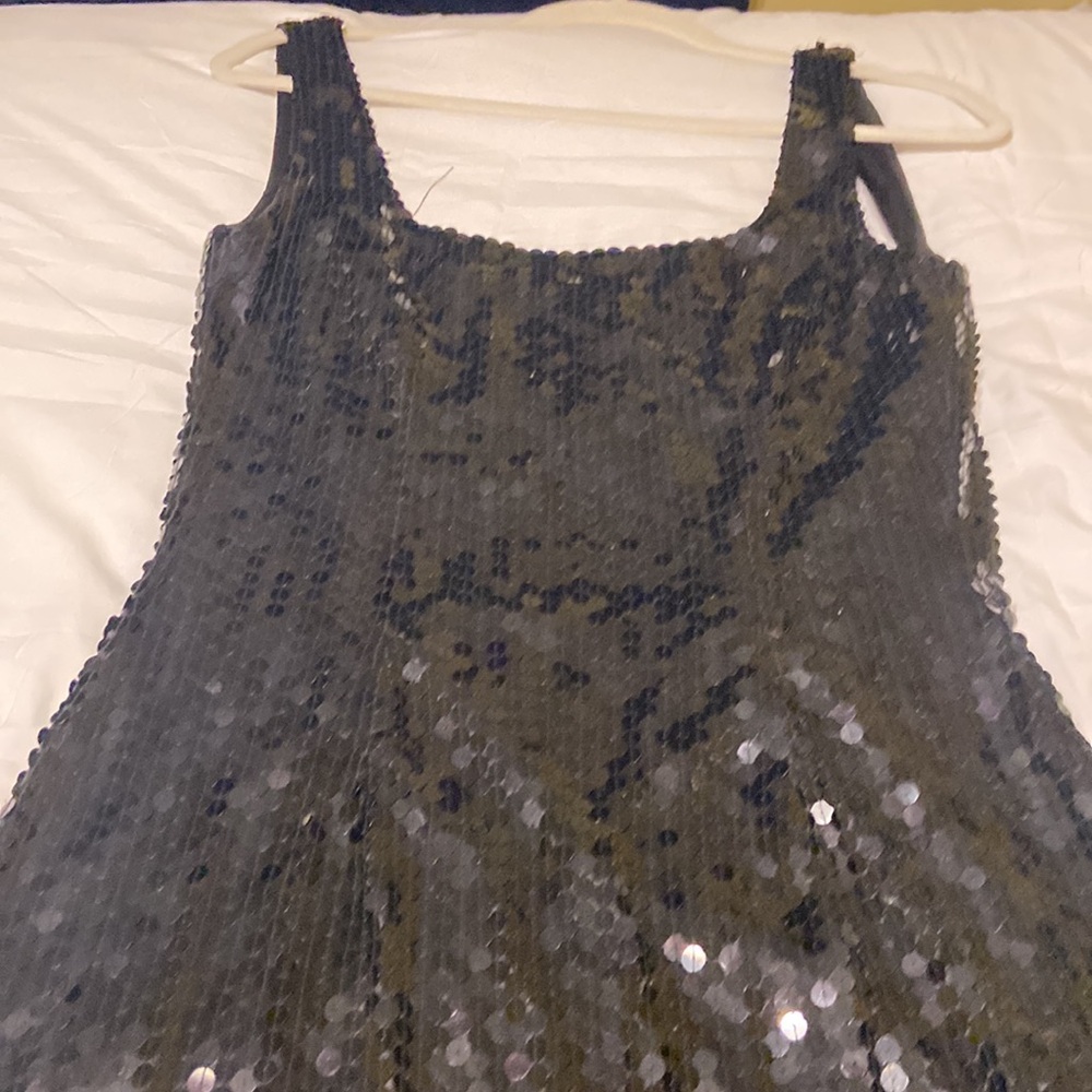 Vintage Niteline by Della Roufogali Black Tank Dress Floor Length EC! - Picture 12 of 13